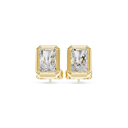 Zelvienne Radiant Cut Bezel Studs