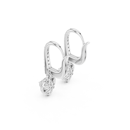 Zavienne Heart Halo Drop Earring