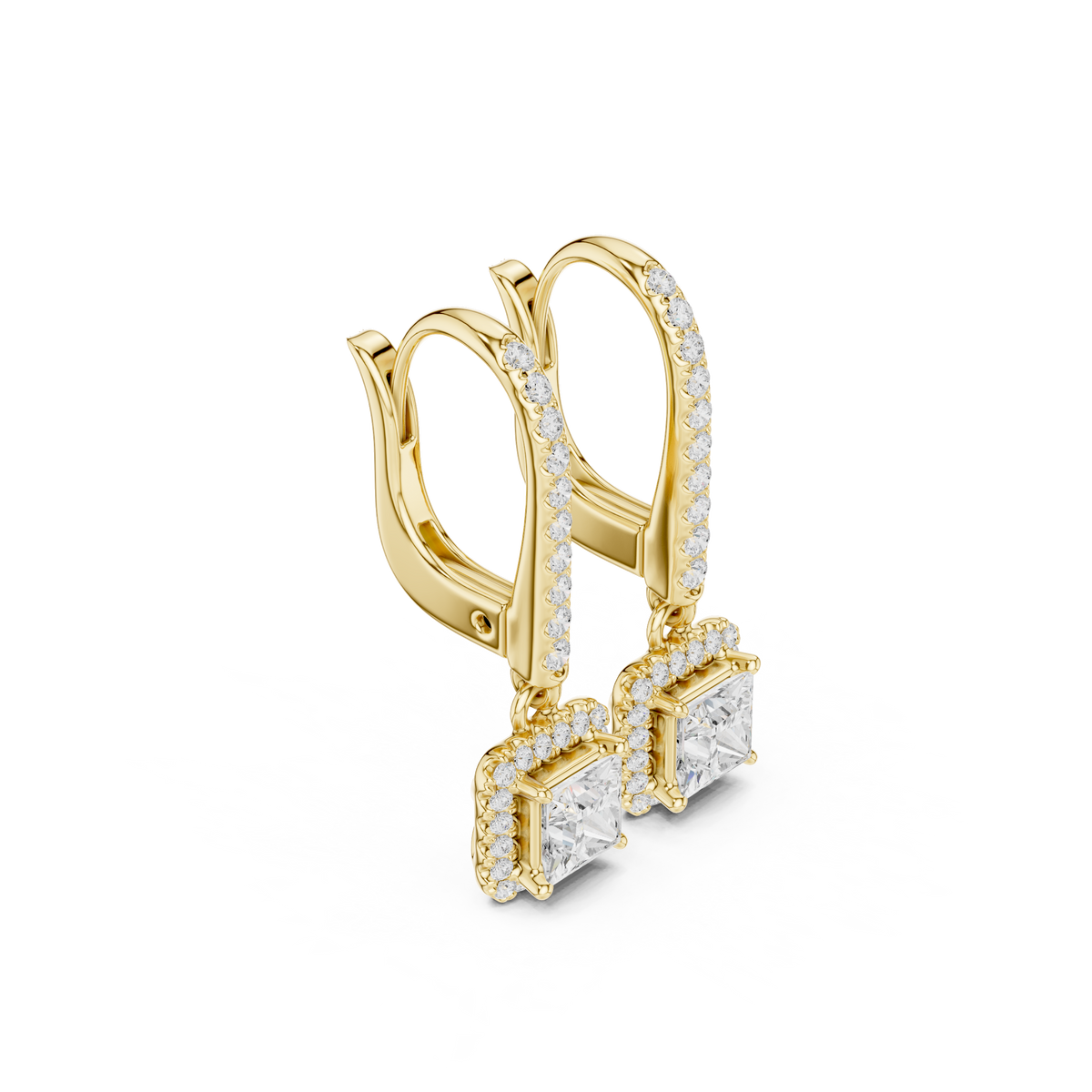 Elviora Princess Halo Drop Earring