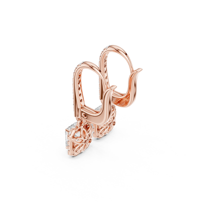 Elvayne Radiant Halo Drop Earring