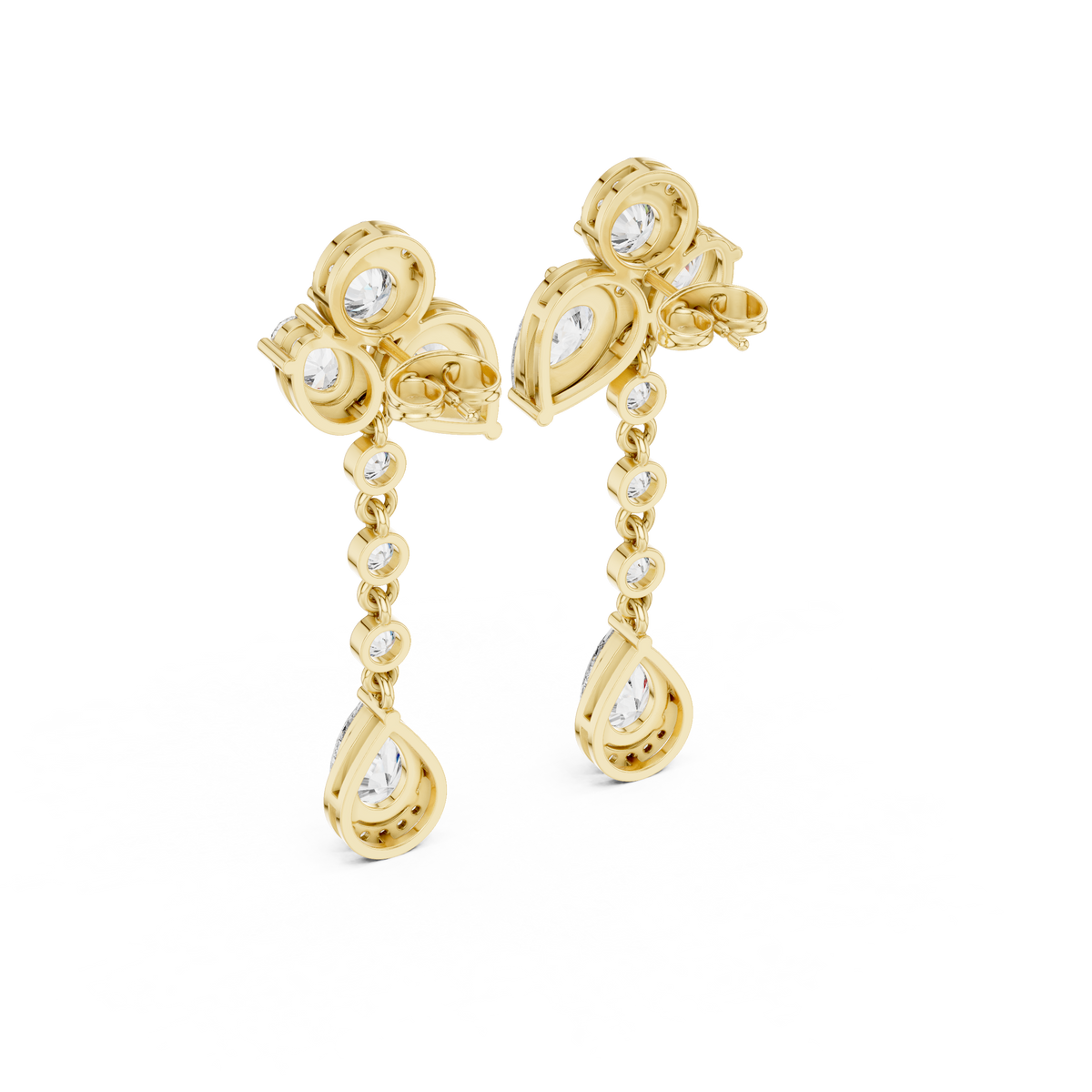 Virelisse Floral Cascade Diamond Drops