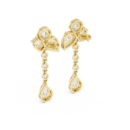 Virelisse Floral Cascade Diamond Drops