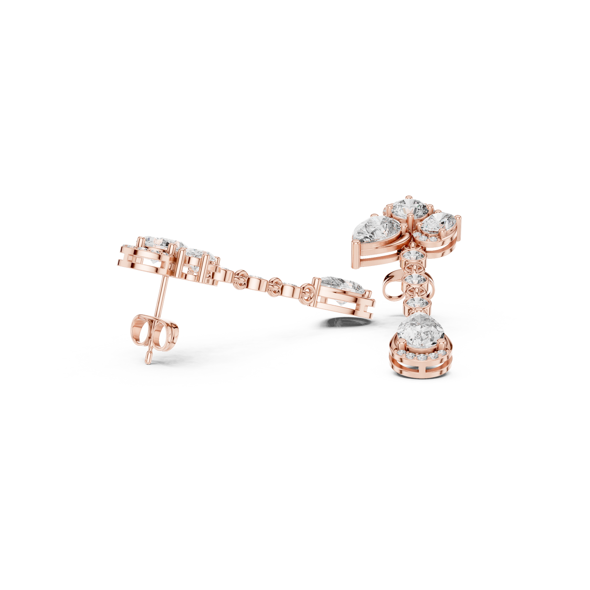 Virelisse Floral Cascade Diamond Drops