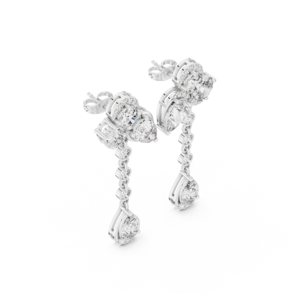 Virelisse Floral Cascade Diamond Drops