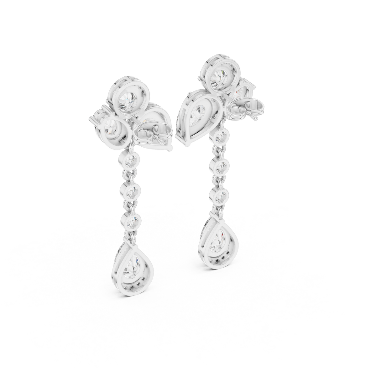 Virelisse Floral Cascade Diamond Drops