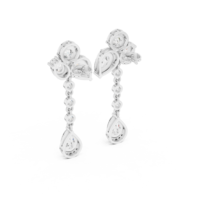 Virelisse Floral Cascade Diamond Drops