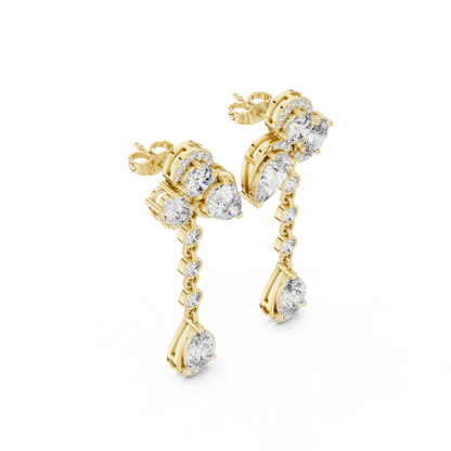 Virelisse Floral Cascade Diamond Drops