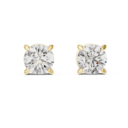 Zarelle Round Solitaire Studs