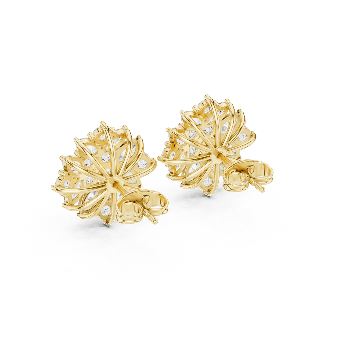 Elvarielle Bloom Diamond Studs