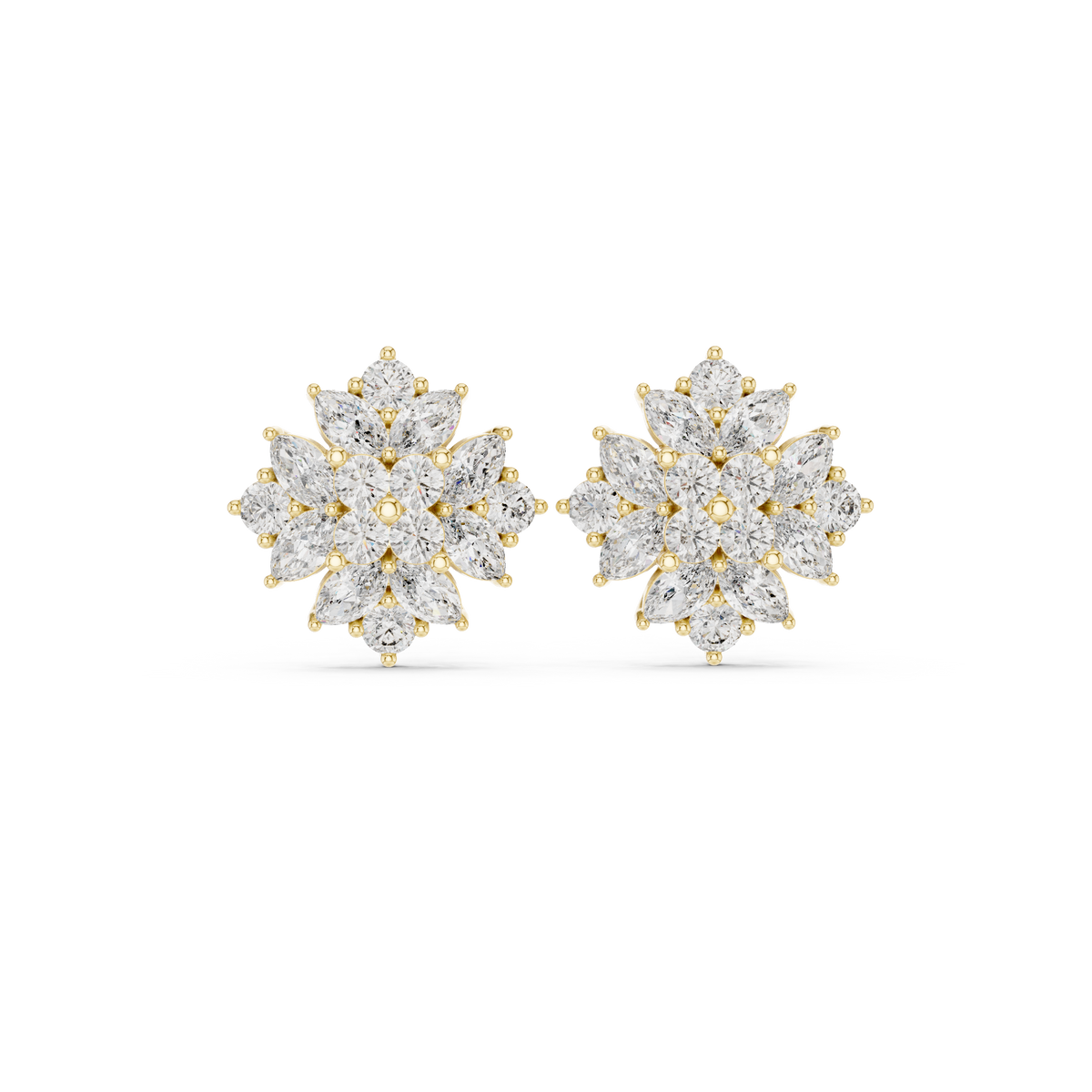 Elvarielle Bloom Diamond Studs