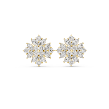 Elvarielle Bloom Diamond Studs