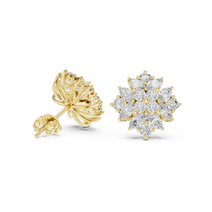 Elvarielle Bloom Diamond Studs
