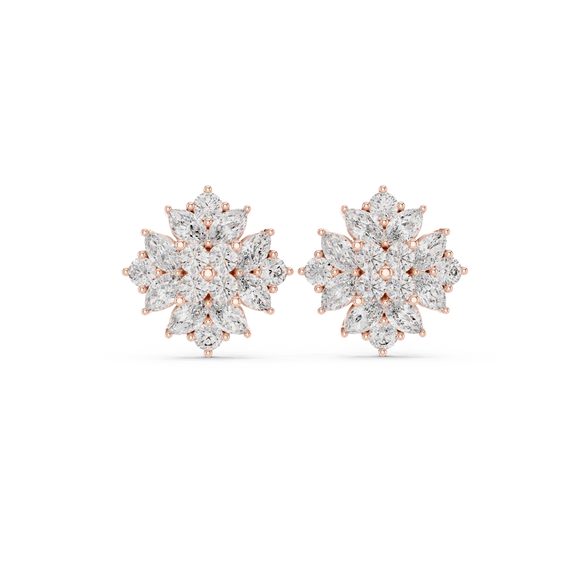 Elvarielle Bloom Diamond Studs