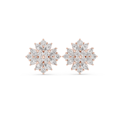 Elvarielle Bloom Diamond Studs
