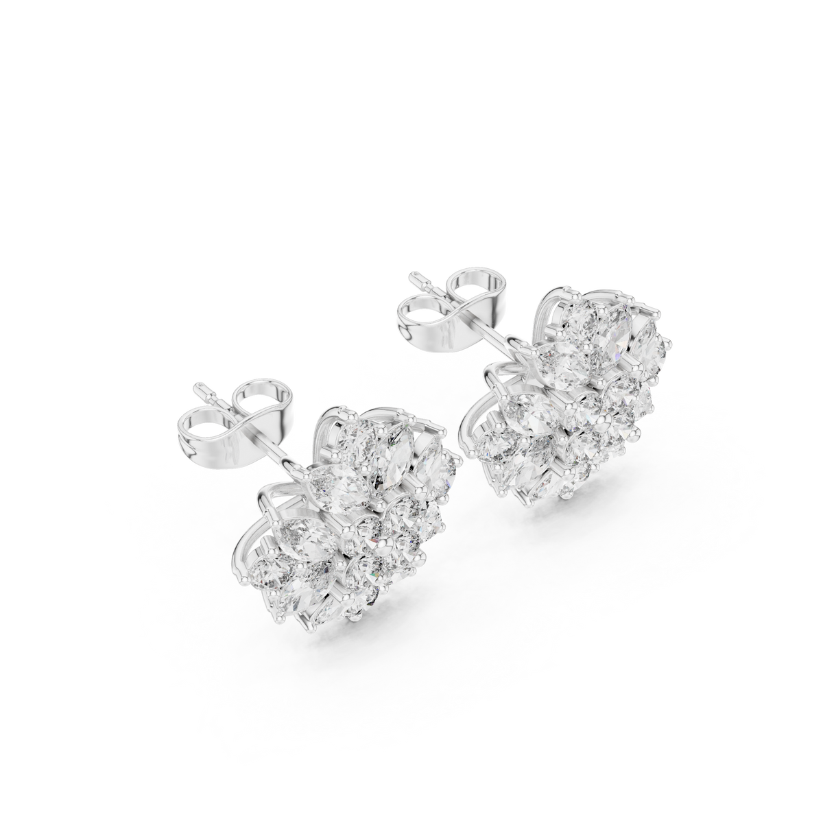 Elvarielle Bloom Diamond Studs