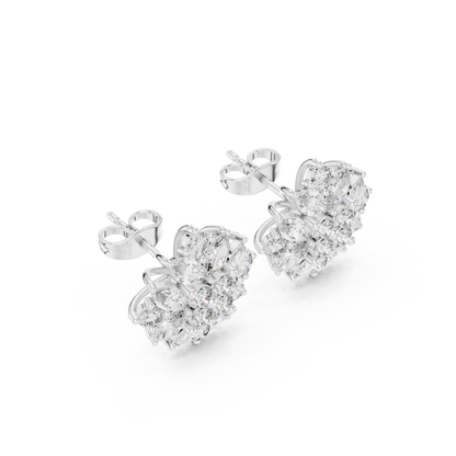 Elvarielle Bloom Diamond Studs
