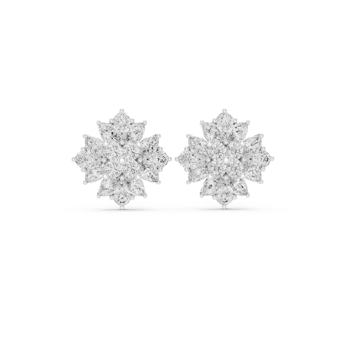 Elvarielle Bloom Diamond Studs