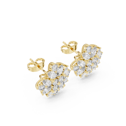 Elvarielle Bloom Diamond Studs