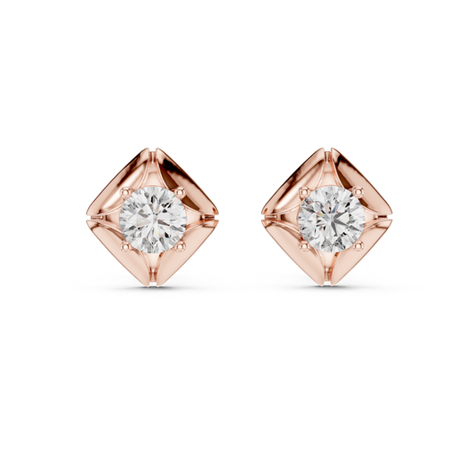 Sorelia Four Petal Round Studs