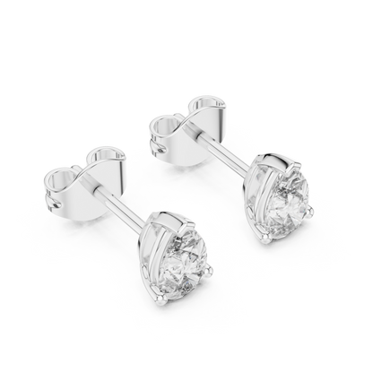 Graceful Dew Pear Cut Moissanite Stud Earrings in 925 Sterling Silver