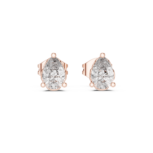 Elaris Pear Diamond Studs