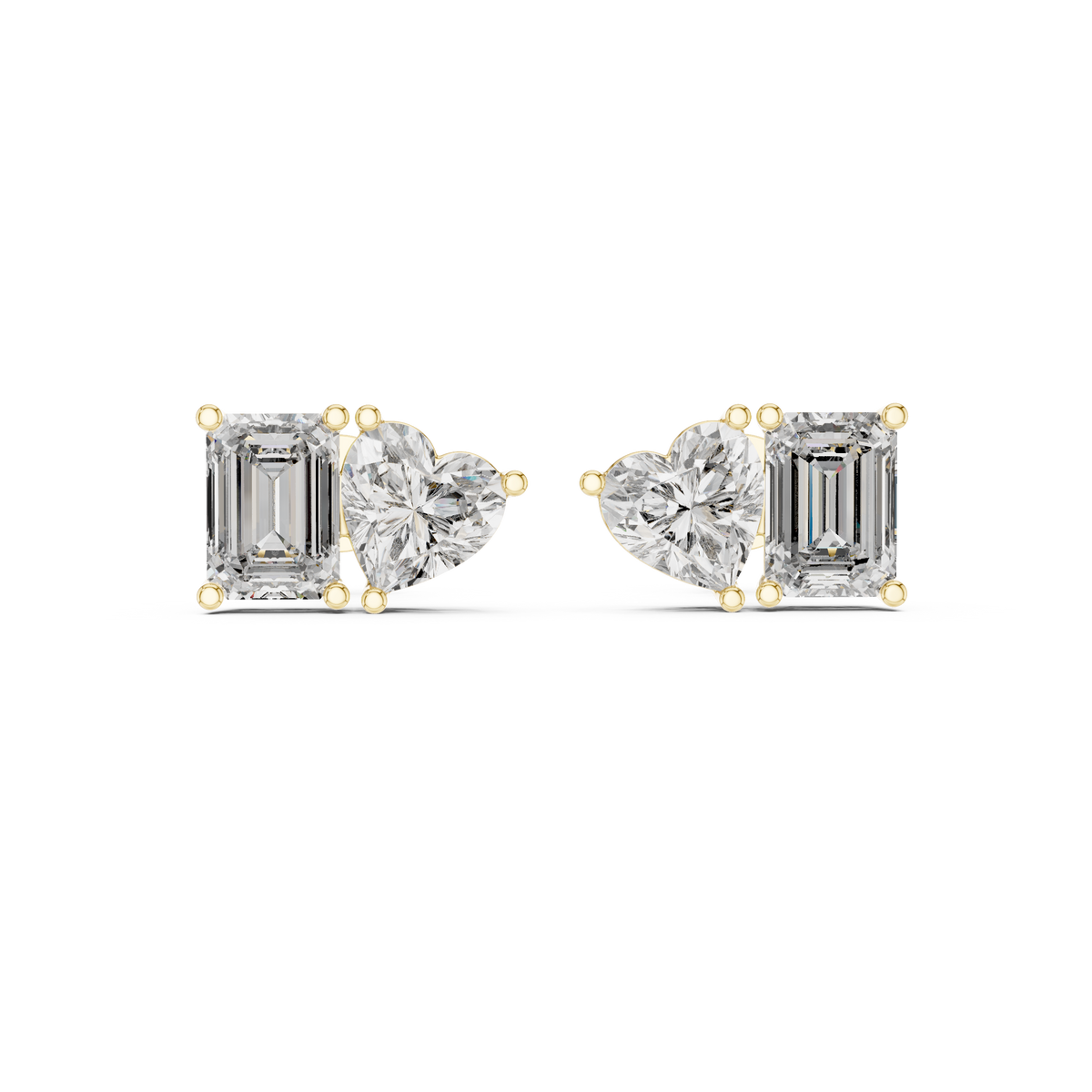 Averelle Emerald Heart Toi Moi Studs