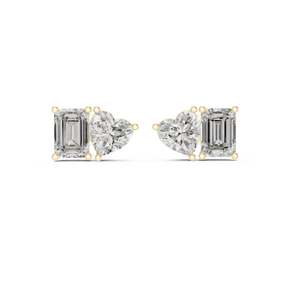 Averelle Emerald Heart Toi Moi Studs