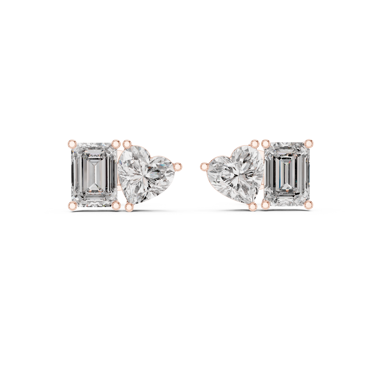 Averelle Emerald Heart Toi Moi Studs