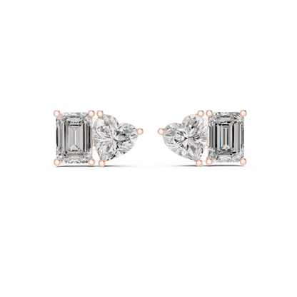Averelle Emerald Heart Toi Moi Studs