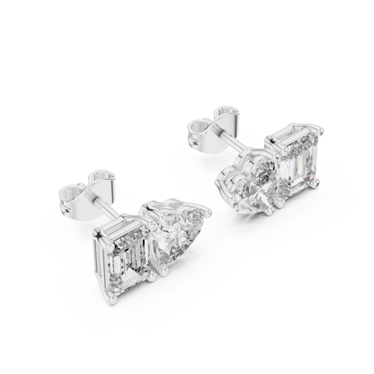 Averelle Emerald Heart Toi Moi Studs