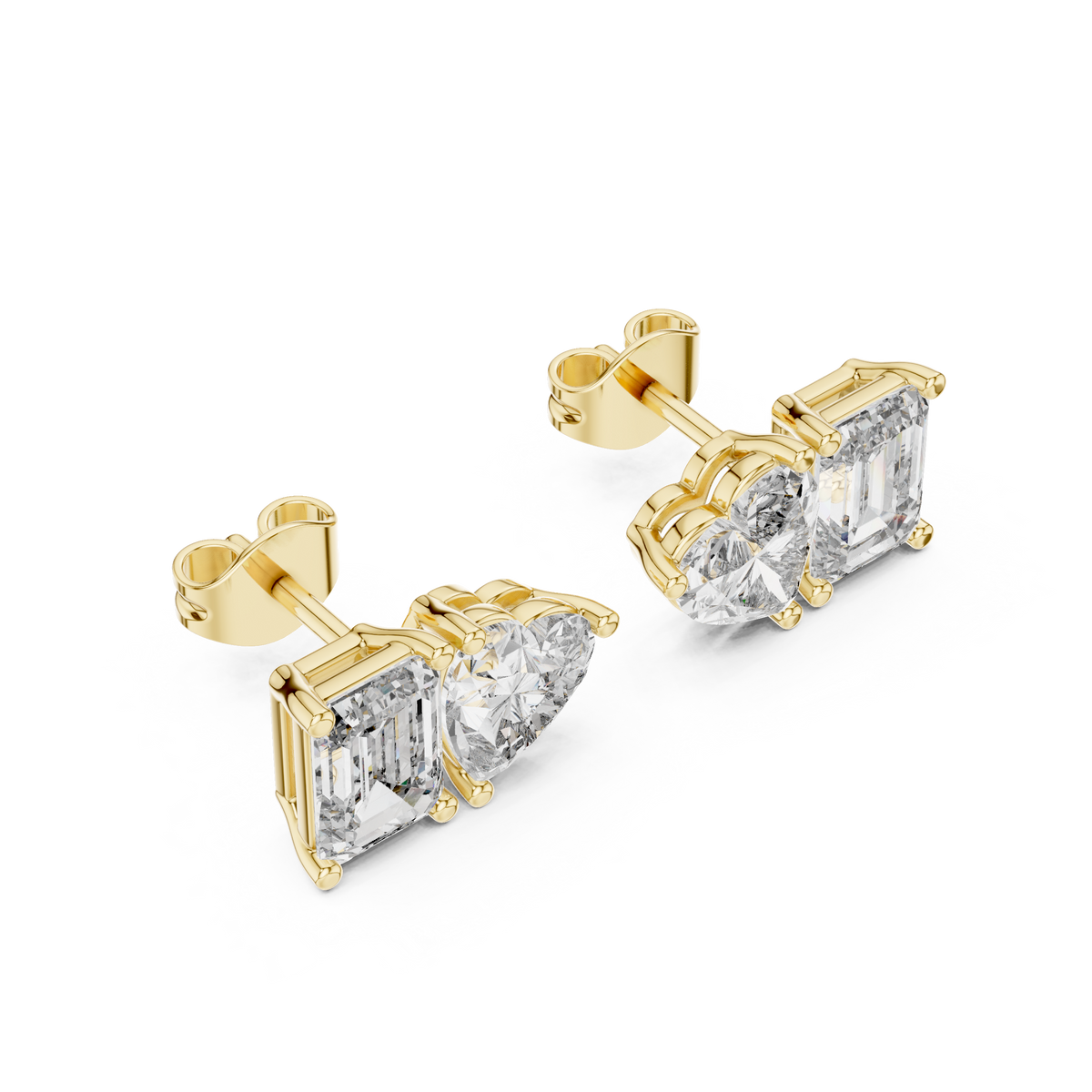 Averelle Emerald Heart Toi Moi Studs