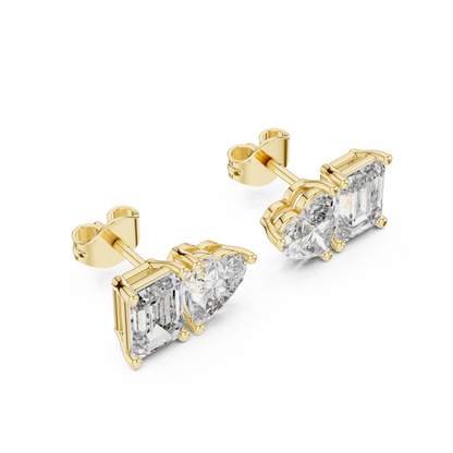 Averelle Emerald Heart Toi Moi Studs