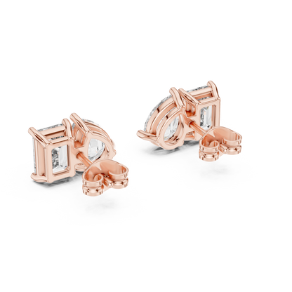 Elvara Pear Emerald Toi Moi Studs