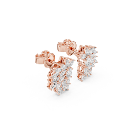 Lunavelle Botanical Diamond Bloom Studs
