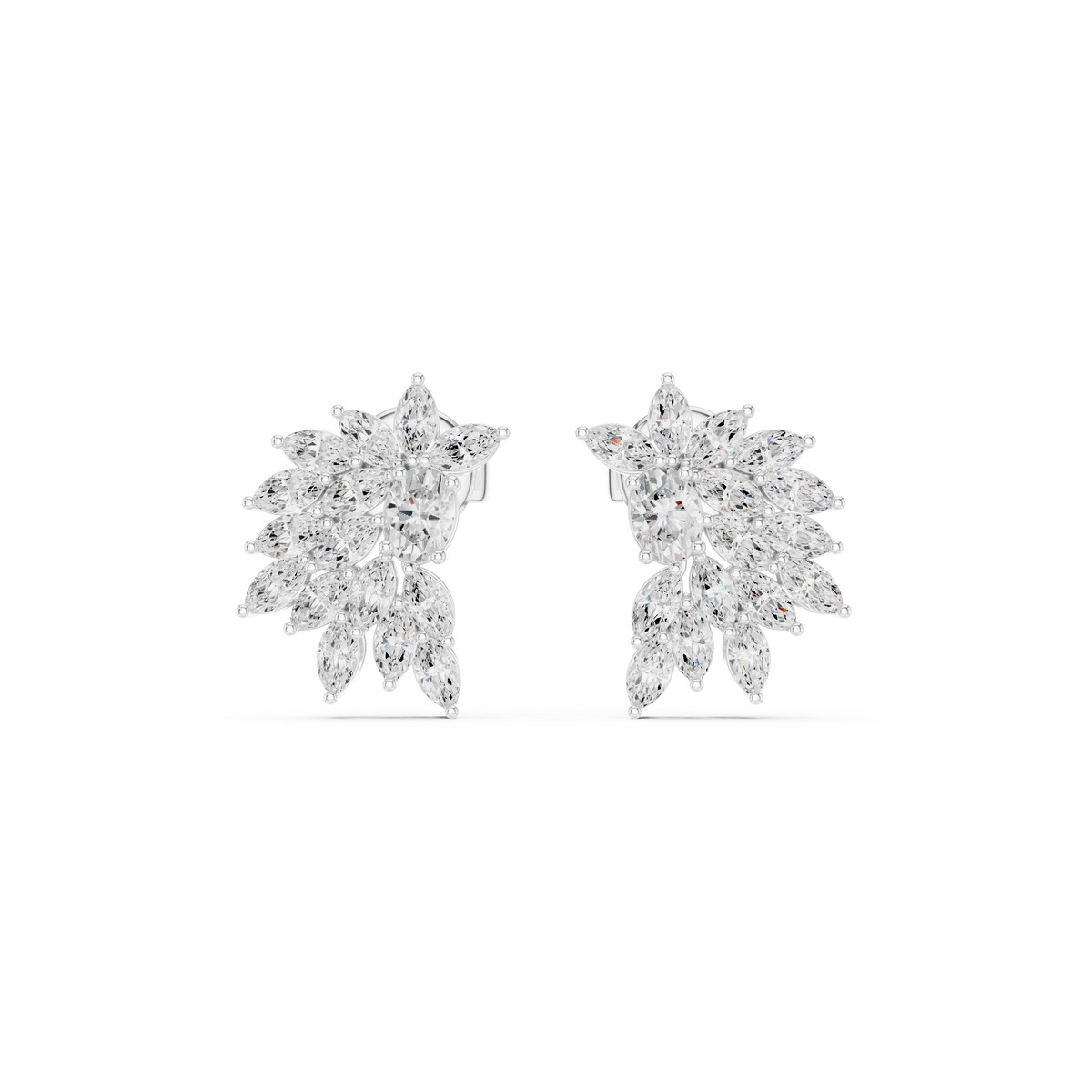 Lunavelle Botanical Diamond Bloom Studs