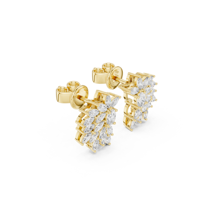 Lunavelle Botanical Diamond Bloom Studs