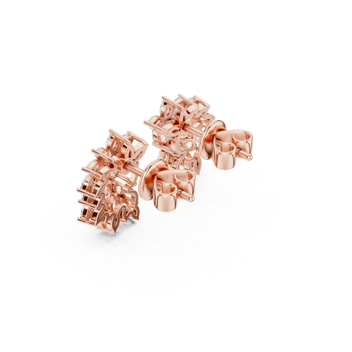 Lunavelle Botanical Diamond Bloom Studs