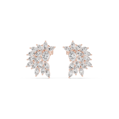 Lunavelle Botanical Diamond Bloom Studs