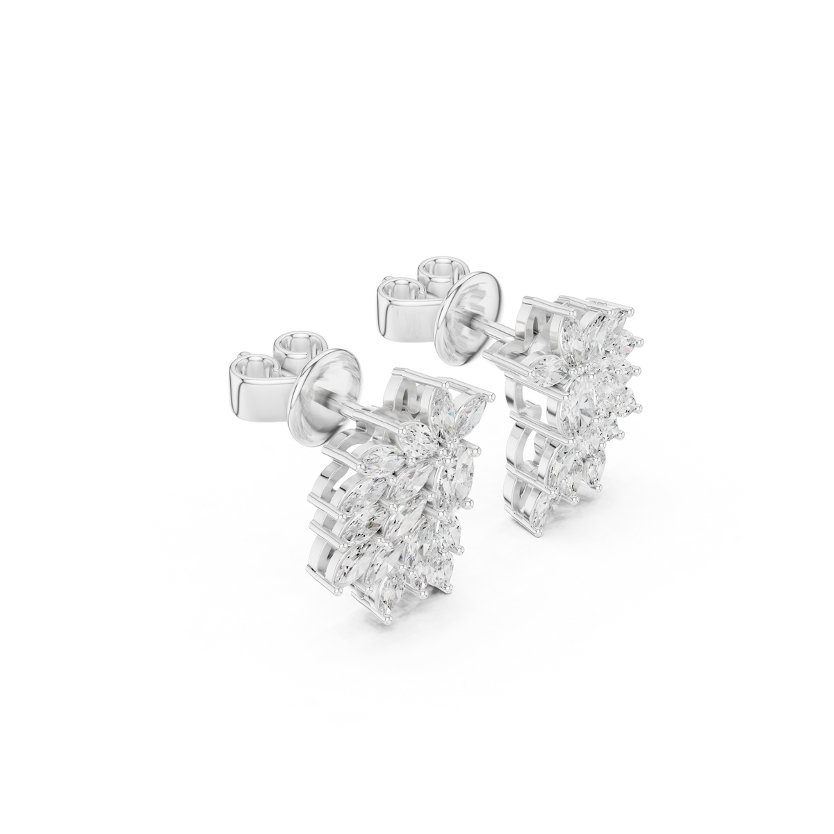Lunavelle Botanical Diamond Bloom Studs