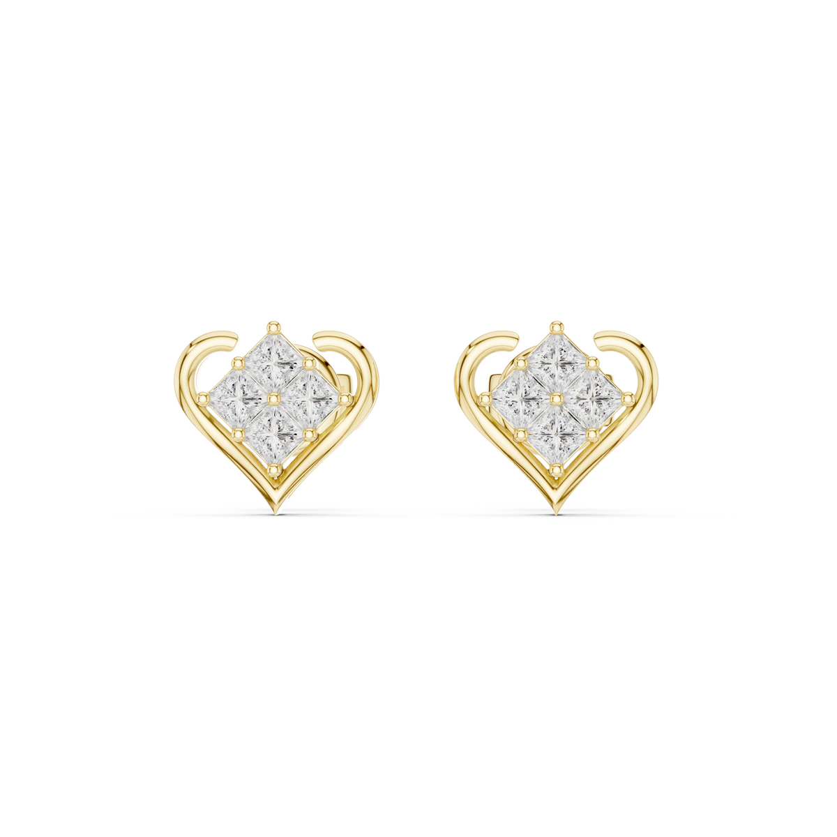 Lunavera Heartbound Cluster Studs
