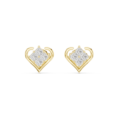 Lunavera Heartbound Cluster Studs
