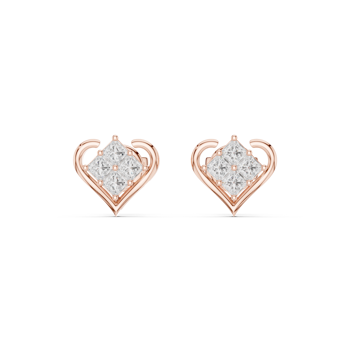 Lunavera Heartbound Cluster Studs