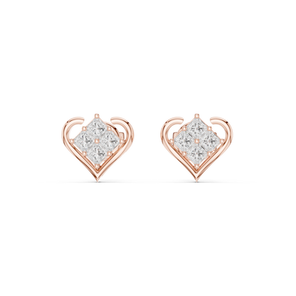 Lunavera Heartbound Cluster Studs