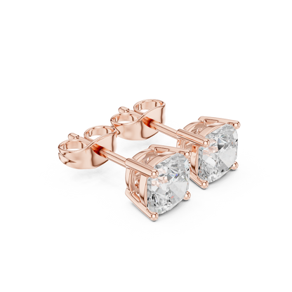 Velmora Cushion Diamond Frame Studs