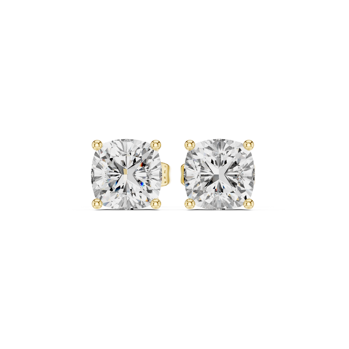 Velmora Cushion Diamond Frame Studs