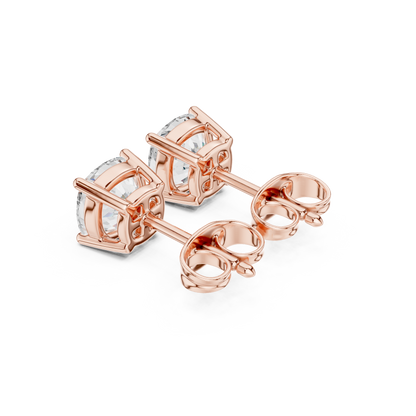 Velmora Cushion Diamond Frame Studs