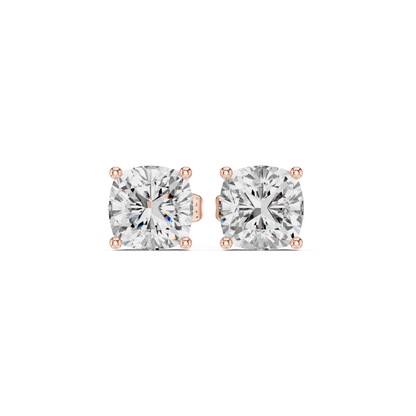 Velmora Cushion Diamond Frame Studs