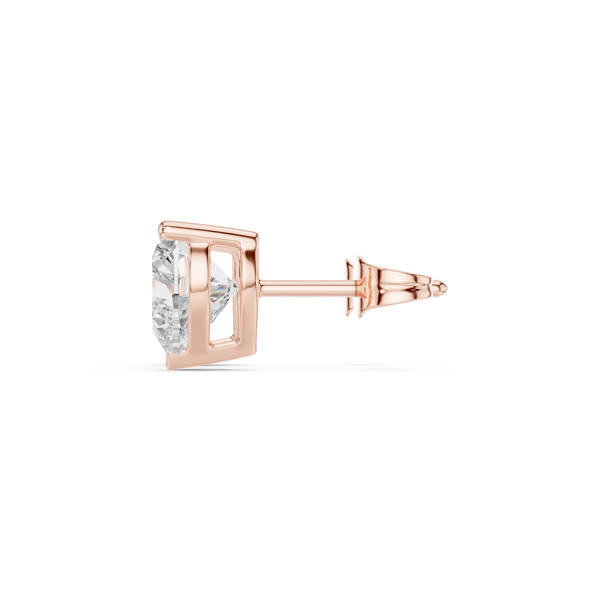 Avenelle Heart Cut Solitaire Studs