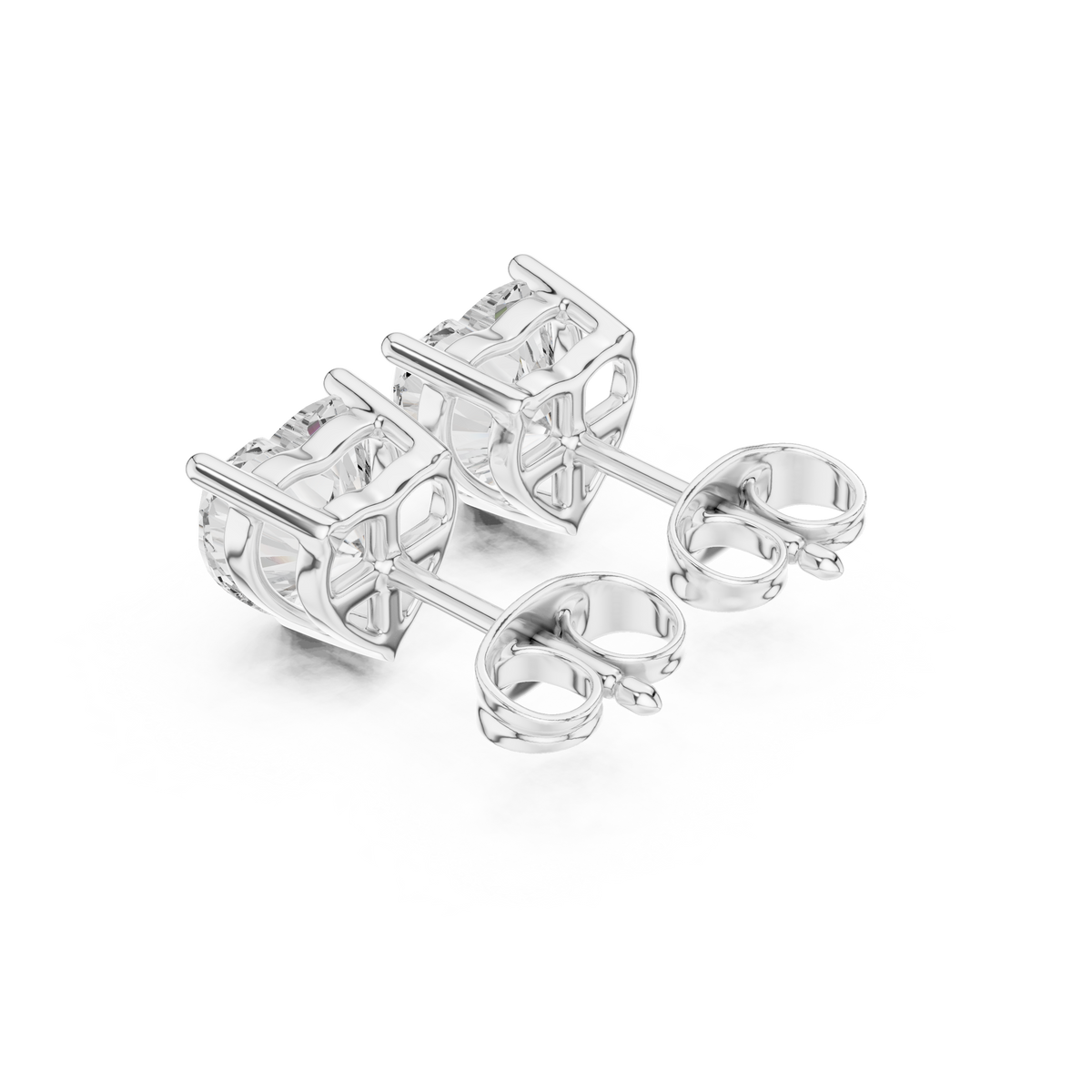 Avenelle Heart Cut Solitaire Studs