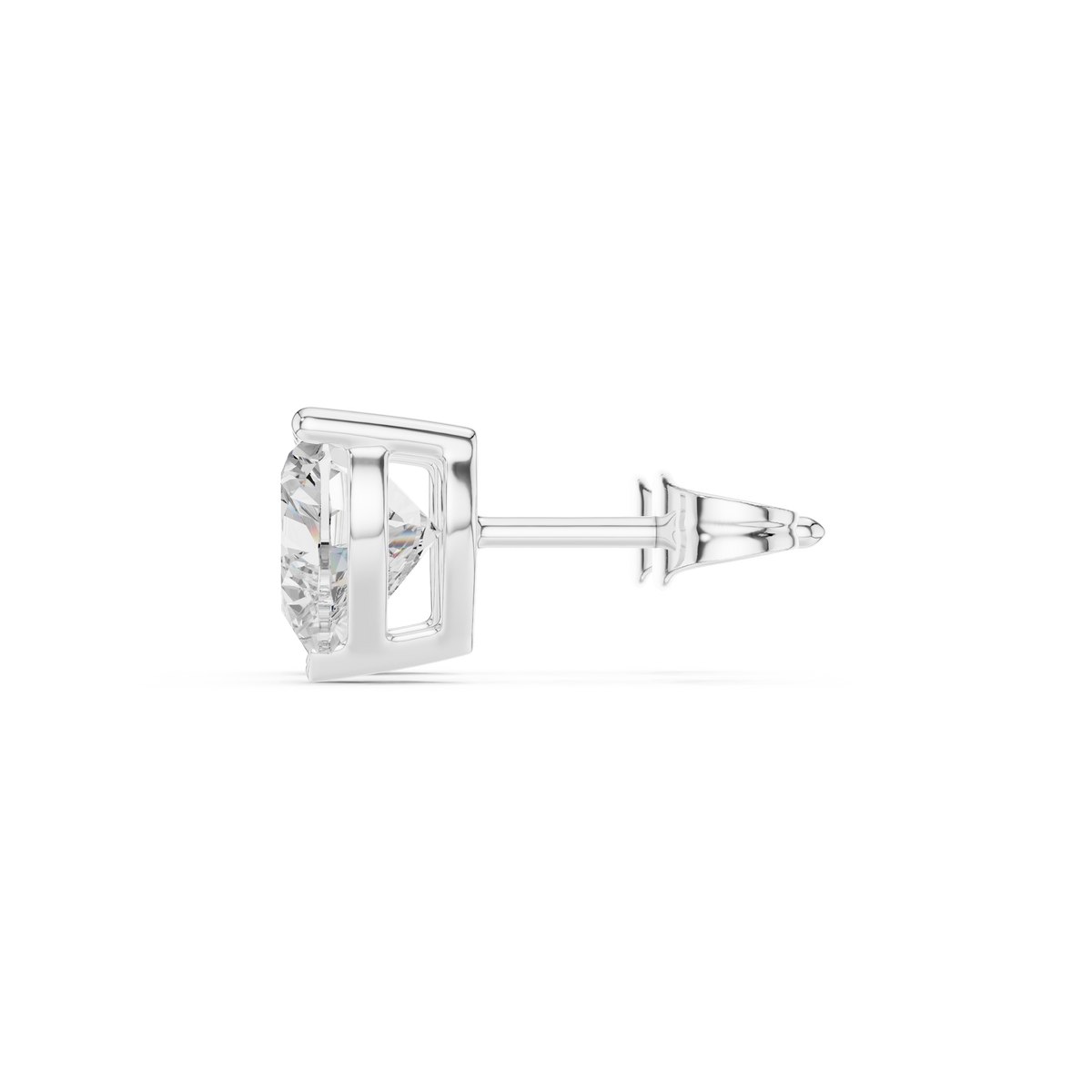 Avenelle Heart Cut Solitaire Studs